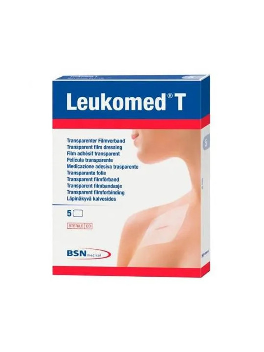 BSN Medical Leukomed T Pansement Transparent 10x25cm 5 Unités