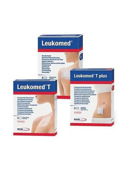 BSN Medical Leukomed T Plus Pansement Transparent Absorbant 10x20cm 5 Pansements