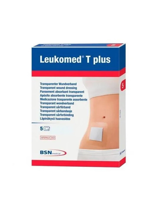 BSN Medical Leukomed T Plus Pansement Absorbant Transparent 10x35cm 5 Unités