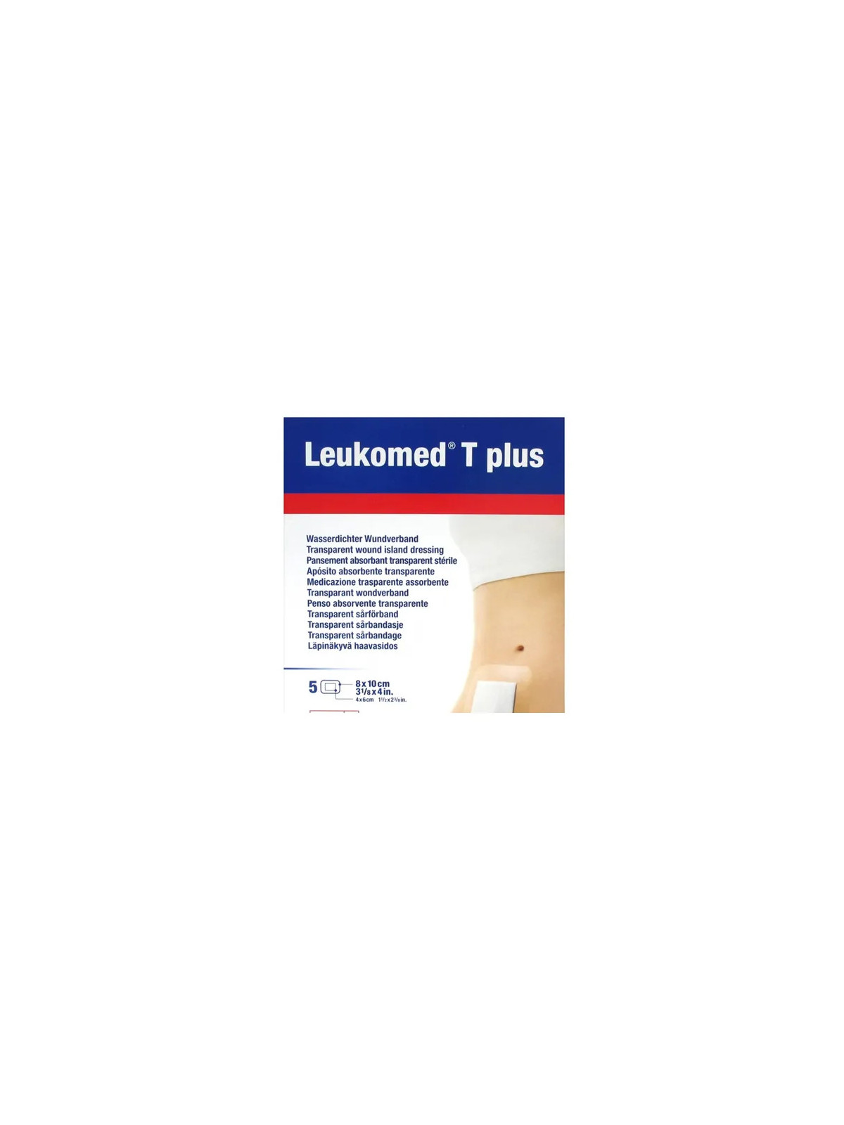 BSN Medical Leukomed T Plus Pansement Transparent 8x10cm 5 Pansements