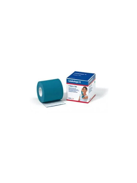 BSN Medical Leucotape K Bande Élastique Adhésive 5m x 5cm Bleu Clair