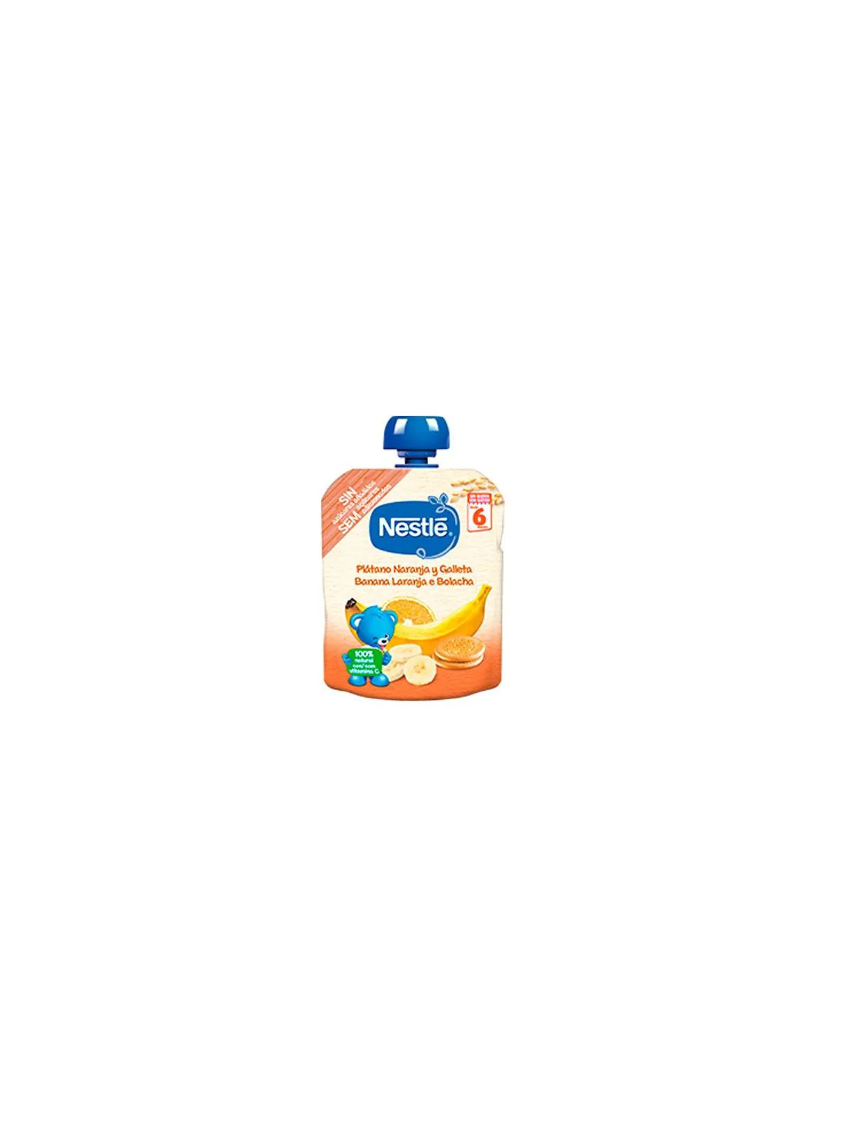 Nestlé Naturnes Banane Orange Biscuit 6m 90g
