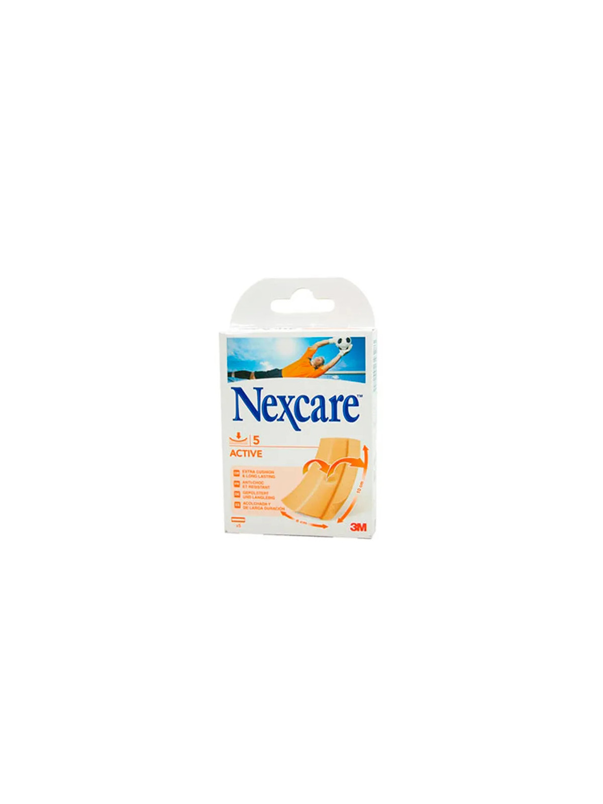 Nexcare Active Strips 5 Bandes 10x6cm