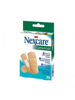 Nexcare Assortiment Universel de Bandes Adhésives 20 Pièces