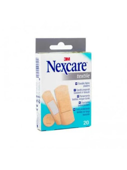 Nexcare Bandes Adhésives Textiles Assortiment 20 Pièces