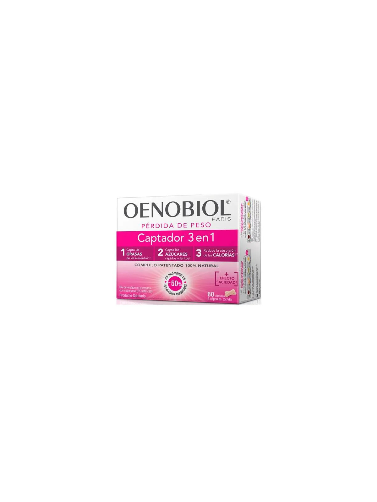 Oenobiol Capteur 3 en 1 60 Gélules