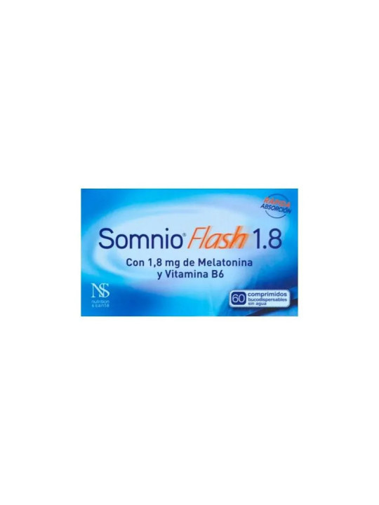 Nutrition & Santé Somnio Flash Mélatonine 1,8mg 60 Comprimés