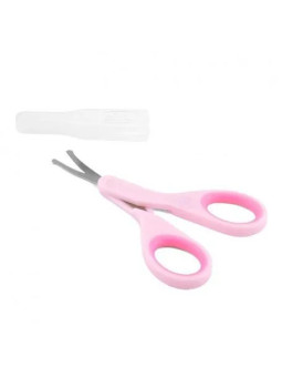 Chicco Ciseaux de Sécurité Coupe-Ongles pour Nouveau-Né Rose