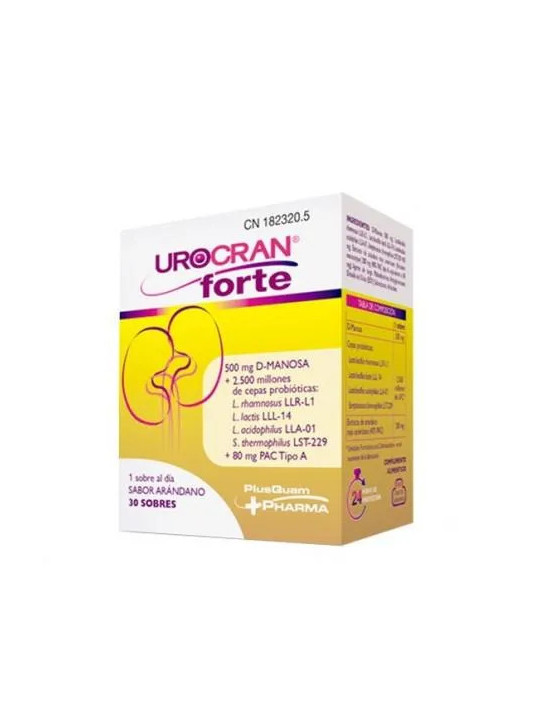 Pusquampharma Urocran Cranberry Probiotiques 30 Gélules
