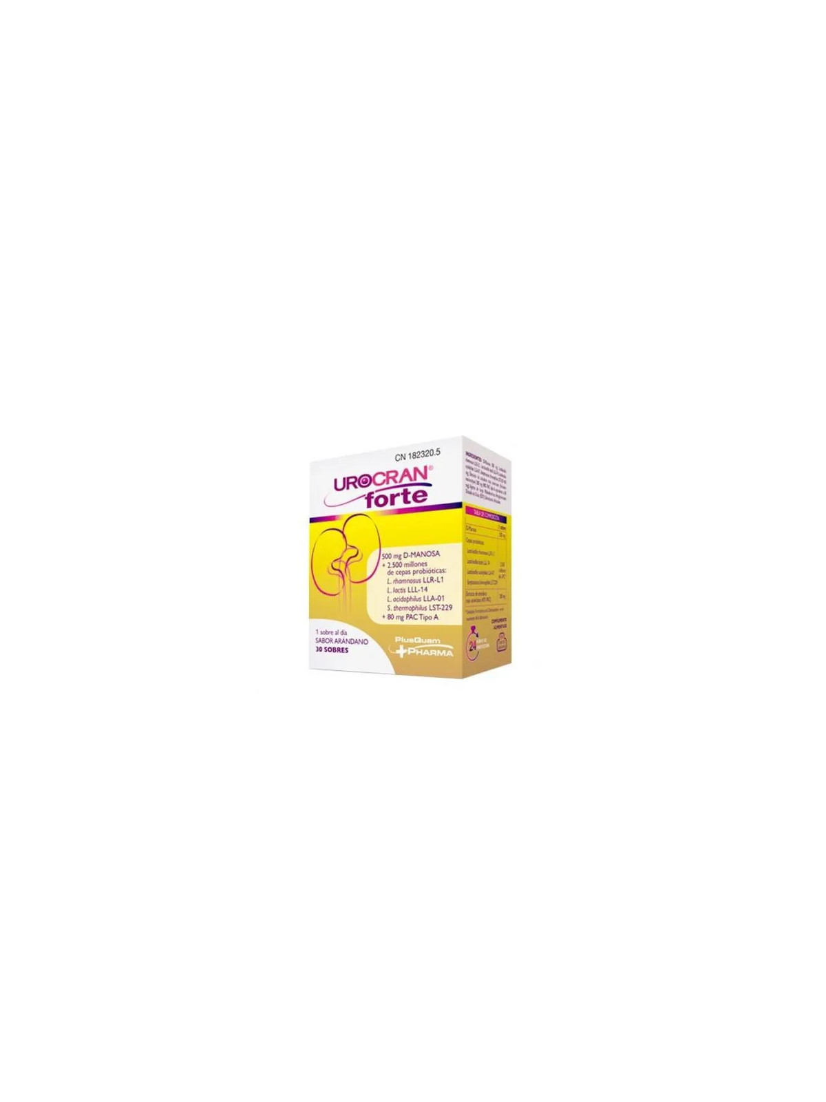 Pusquampharma Urocran Cranberry Probiotiques 30 Gélules