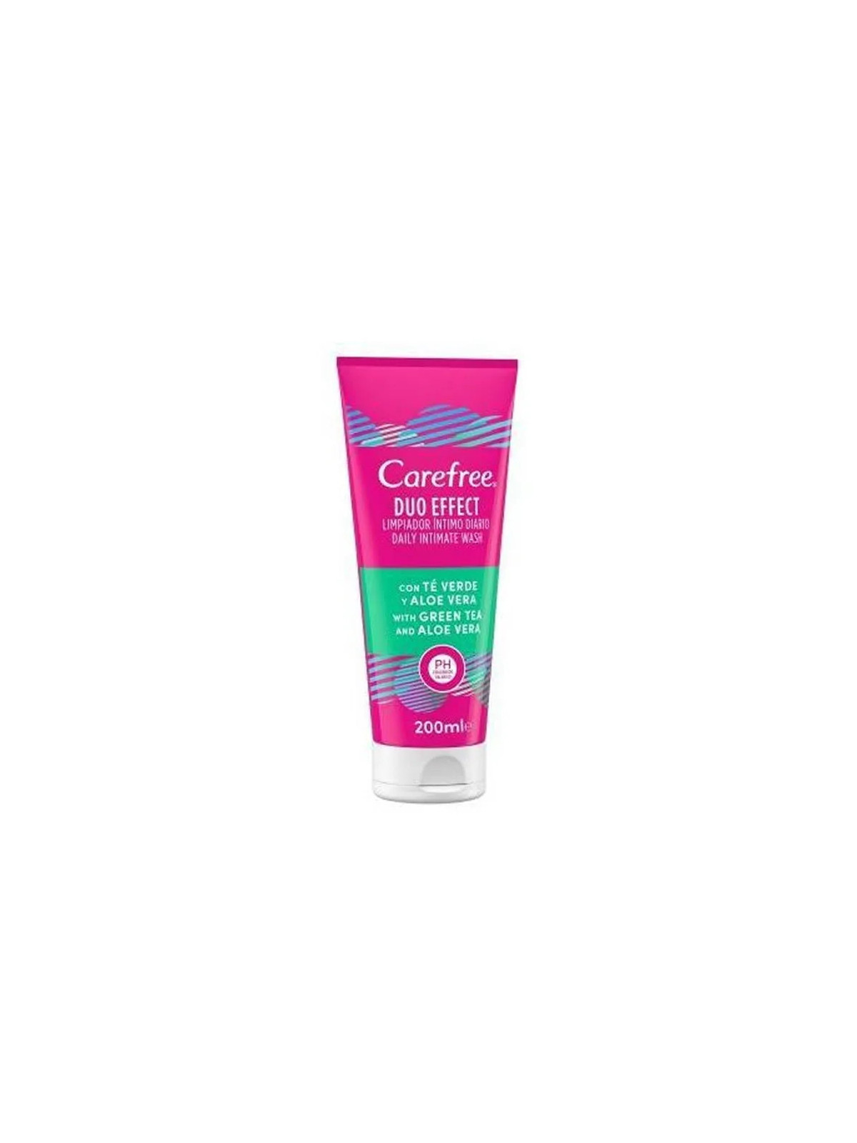 Carefree Duo Effect Nettoyant Intime Thé Vert & Aloe Vera 200ml