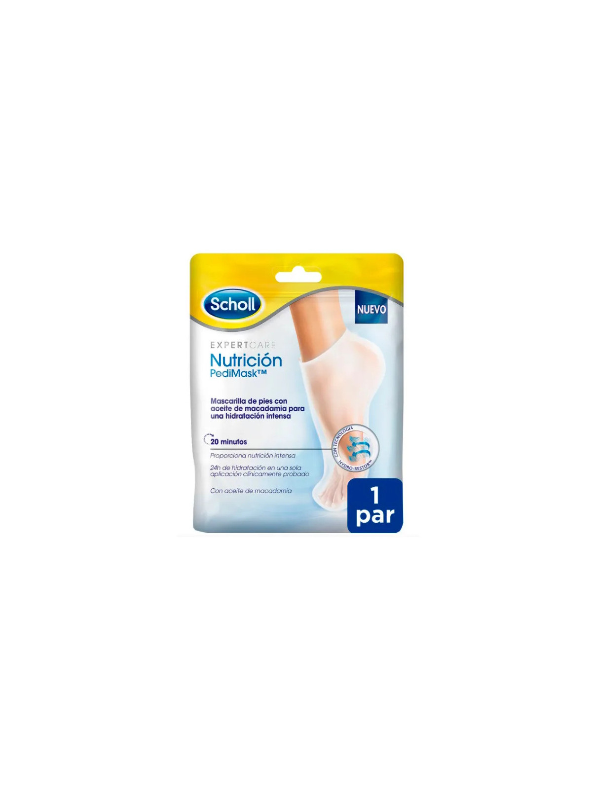 Scholl Masque Nourrissant pour les Pieds 1 Paire