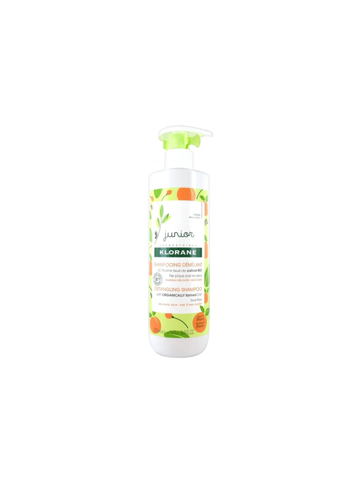 Klorane Petit Junior Shampooing Démêlant 500ml