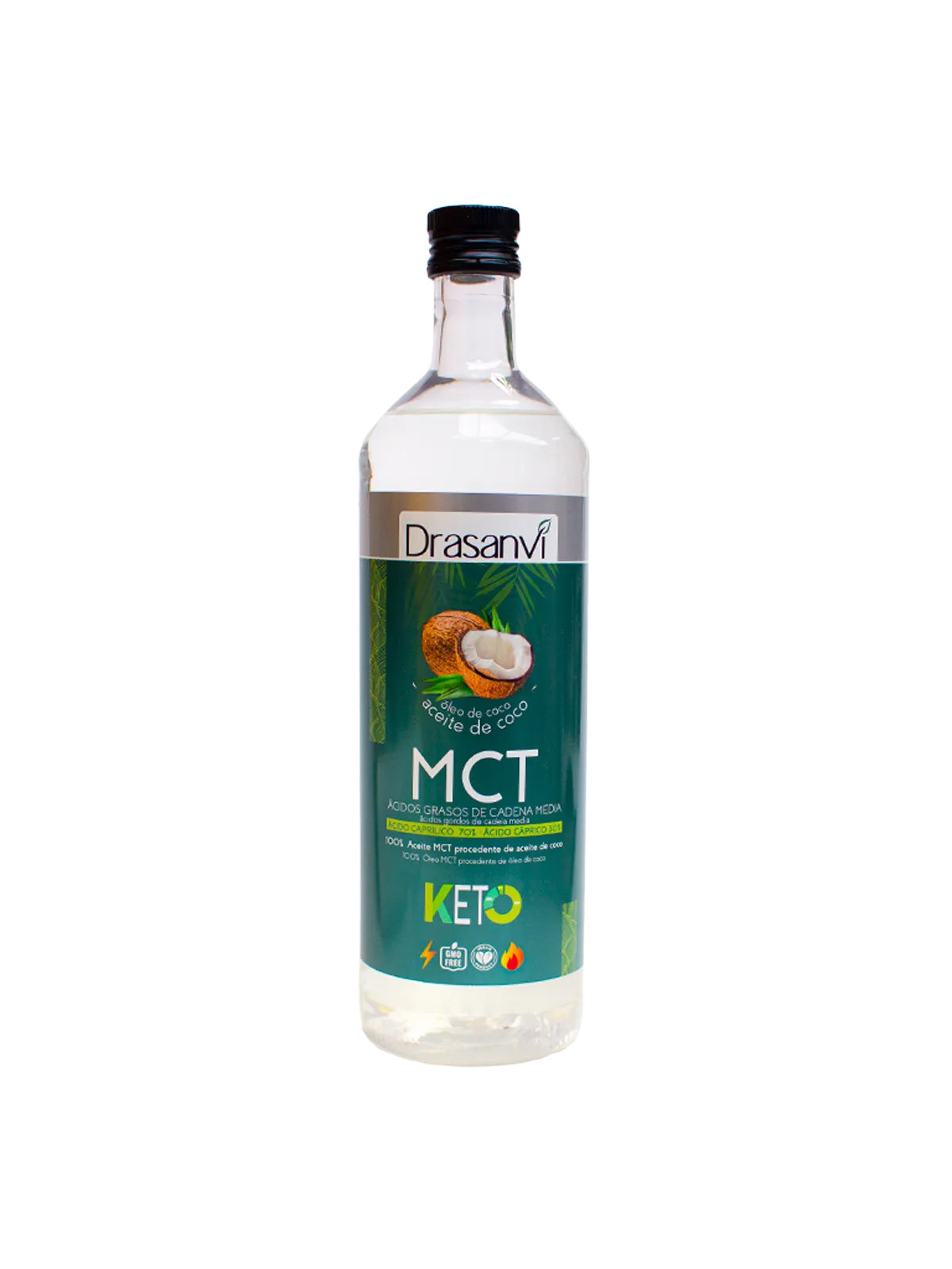 Drasanvi Huile MCT Coco 1000ml Keto