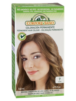 Corpore Sano Teinture Capillaire 7 Blond 140ml Bio