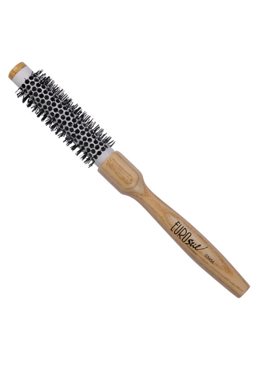 Eurostil Brosse Thermique Céramique Manche Bois 19mm 1 Pièce