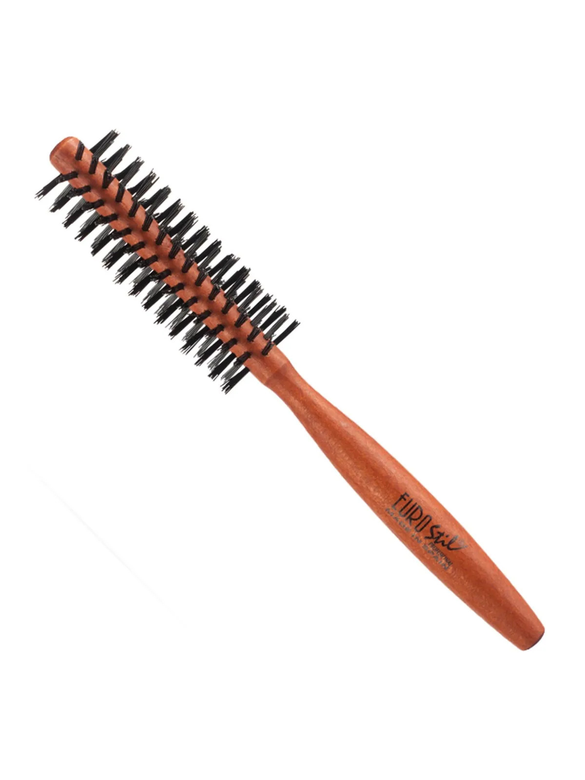 Eurostil Brosse Ronde Bois Nylon 12mm 1 Pièce