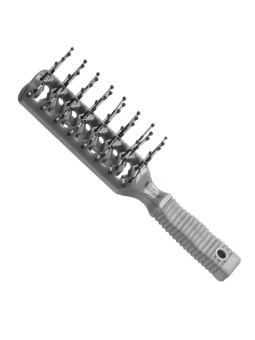 Eurostil Brosse Squelette Tunnel Bicolore Petite 1 unité