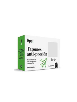 EPS Bouchons d'Oreilles Anti-Pression Taille L 2 Unités