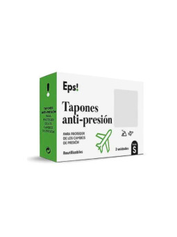 EPS Bouchons d'Oreilles Anti-Pression Taille S 2 Unités