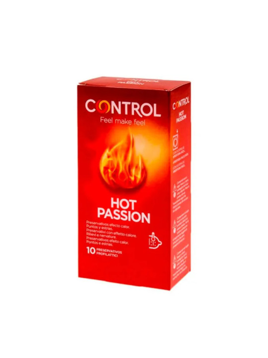 Control Hot Passion Préservatifs Effet Chauffant 10 Unités