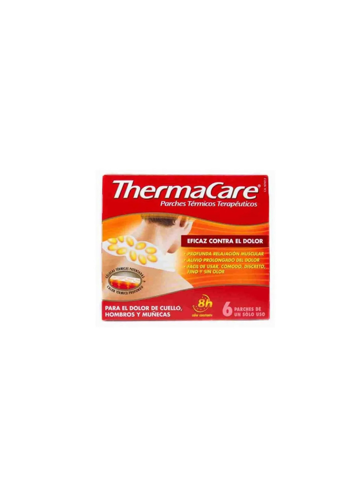 Thermacare Patchs Thermiques Thérapeutiques Nuque, Épaules et Poignets 6 Unités