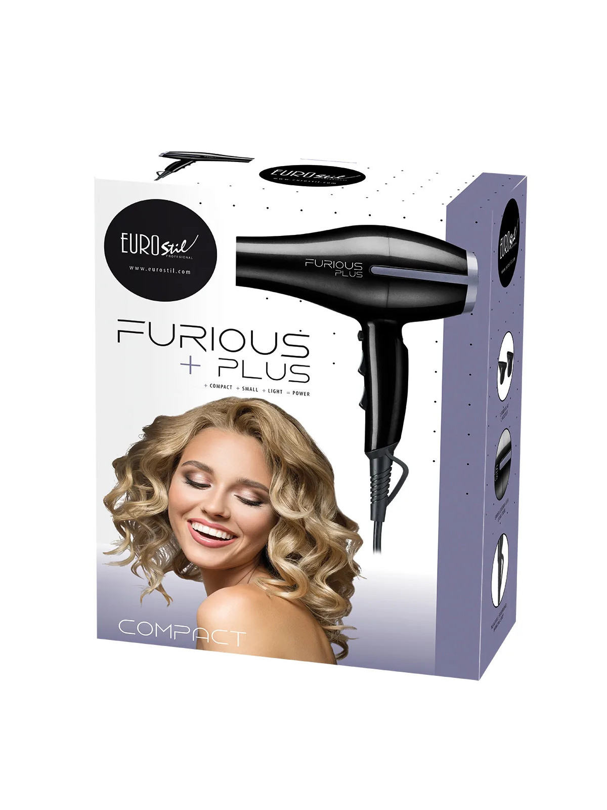 Eurostil Furius Compact Sèche-Cheveux 2200W 1 Unité