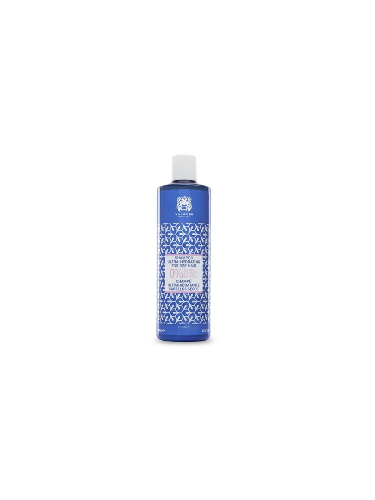 Valquer Shampooing Ultra-Hydratant Cheveux Secs 0% 400ml