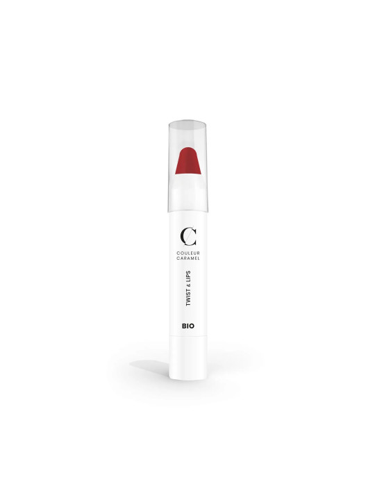 Couleur Caramel Twist & Lips Rouge à Lèvres 405 Matt Red 1 unité