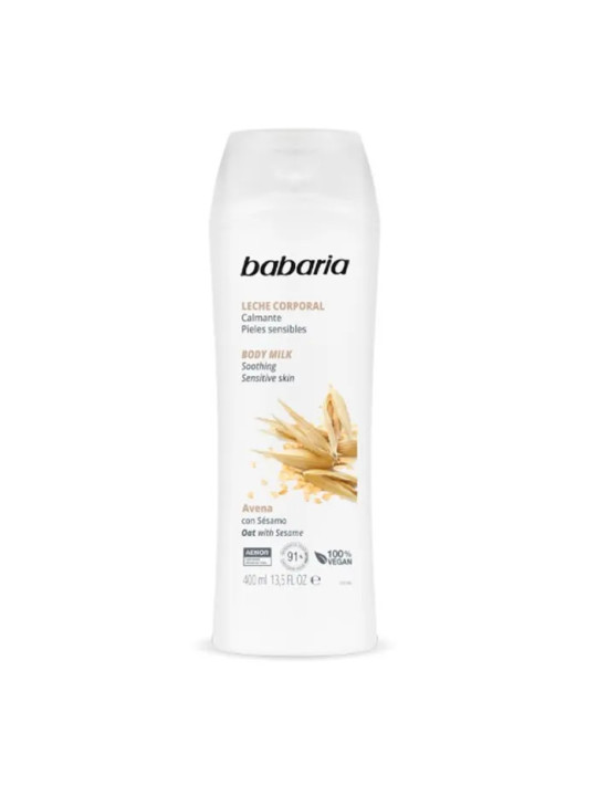Babaria Lait Corporel Avoine et Huile de Sésame Peau Normale 400ml