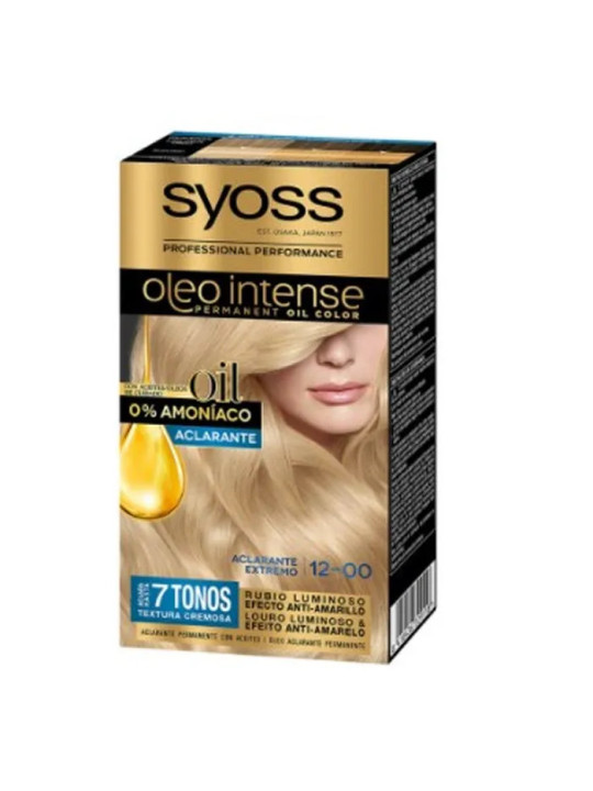 Syoss Oleo Intense Coloration Permanente 12-0 Éclaircissement Extrême