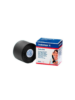 BSN Medical Leukotape K Bande de Kinésiologie Noir 5cmx5m
