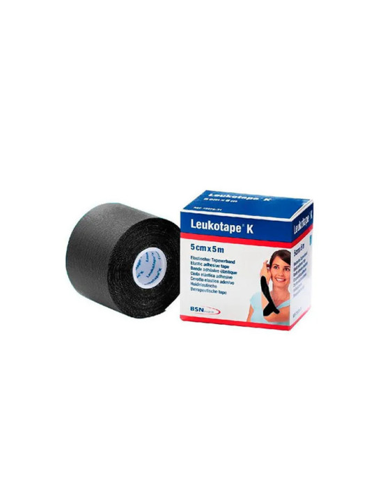 BSN Medical Leukotape K Bande de Kinésiologie Noir 5cmx5m