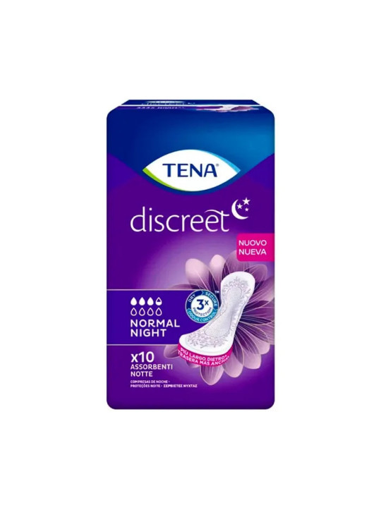 Tena Discreet Nuit Normale 10 Unités