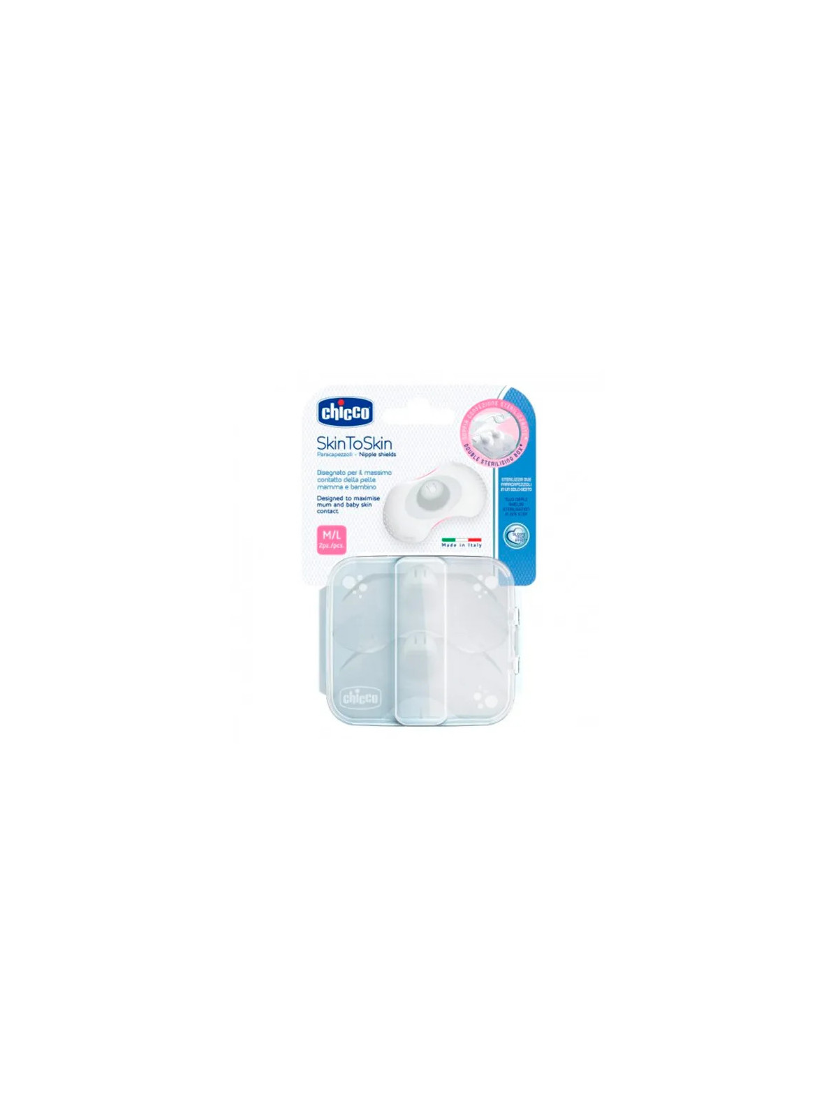 Chicco Protecteur de Mamelon en Silicone M-L 2U