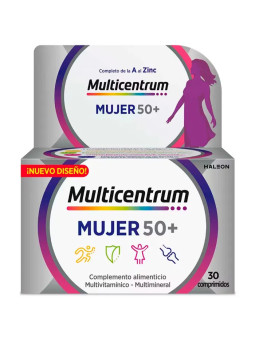 Multicentrum Femme 50+ 30 Comprimés