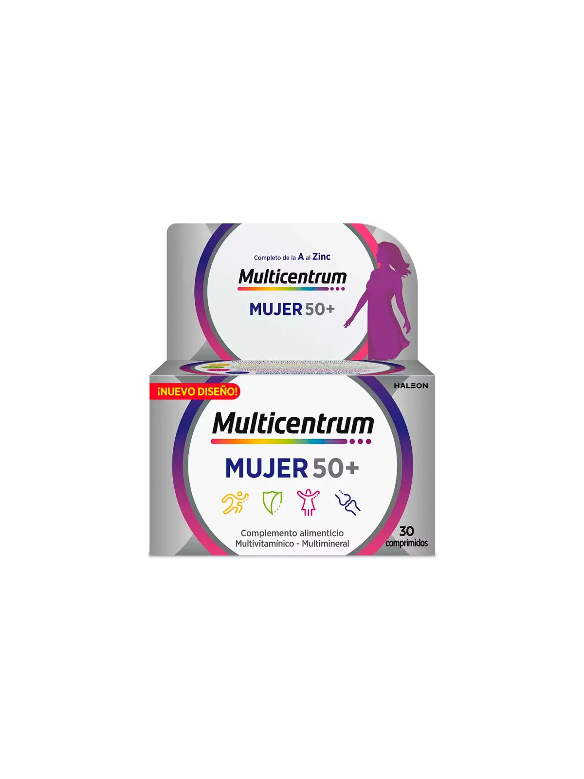 Multicentrum Femme 50+ 30 Comprimés