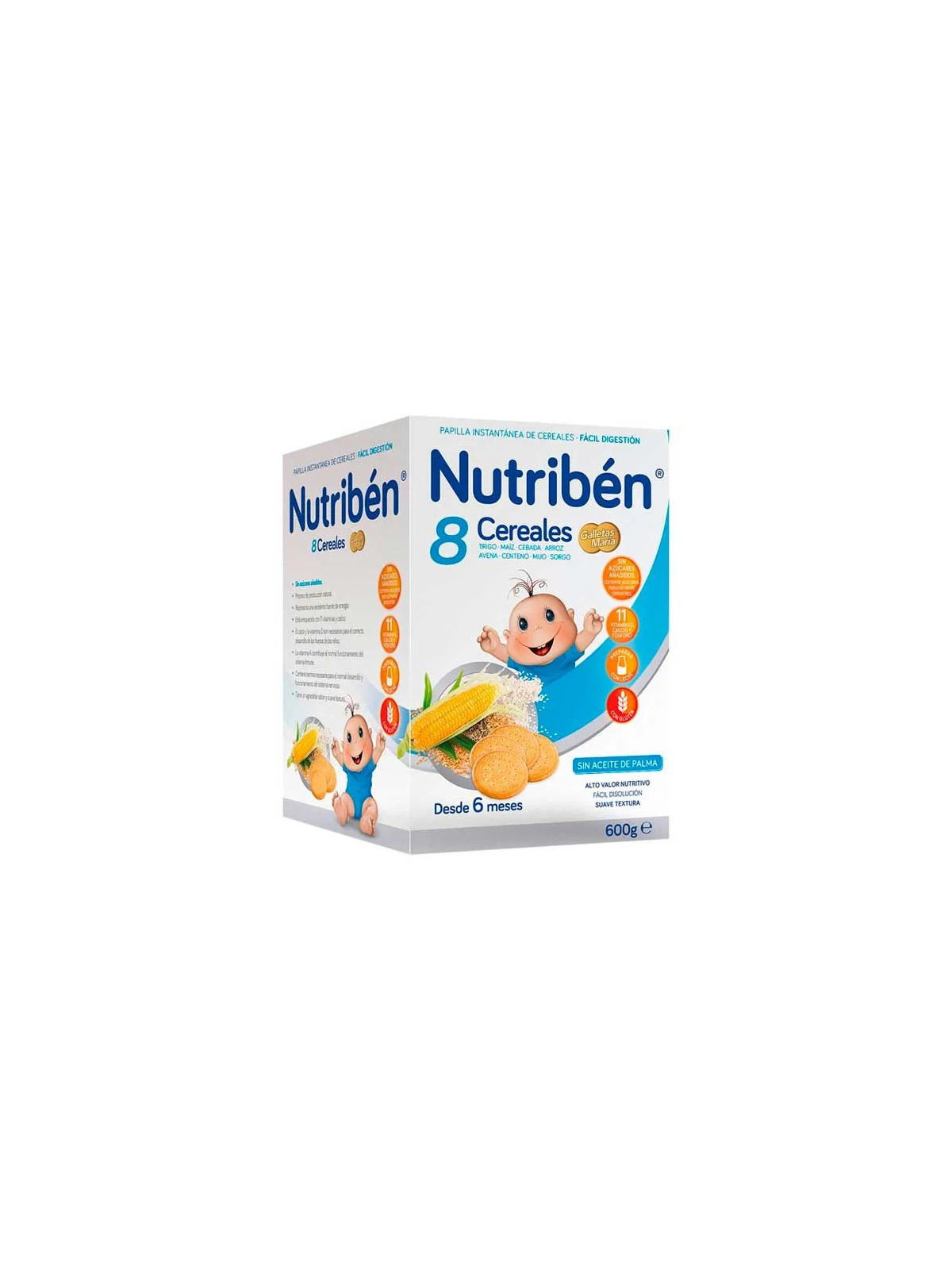 Nutribén 8 Céréales Biscuits Maria 600g