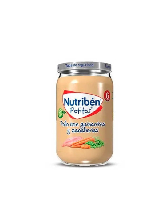 Nutribén Poulet aux Petits Pois et aux Carottes 235g