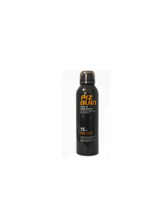 Piz Buin Tan & Protect Spray Solaire Intensificateur de Bronzage SPF15 150ml