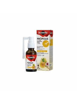 Juanola Spray Buccal au Miel, Échinacée, Sauge et Vitamine B3 30ml