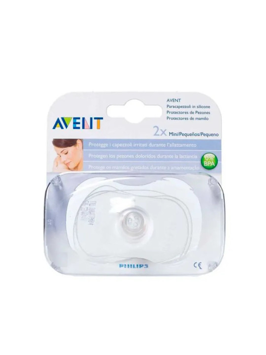 Philips AVENT 2 Bouts de Sein en Silicone Taille Mini
