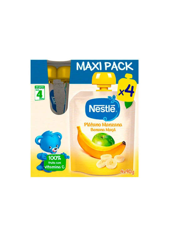 Nestlé Sachet Banane-Pomme 4x90g