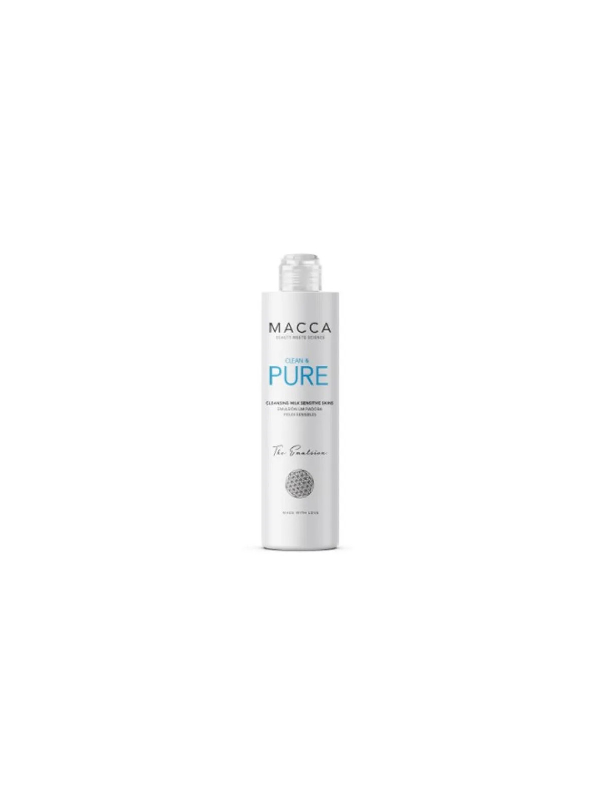 Macca Clean & Pure Lait Nettoyant Peaux Sensibles 200ml