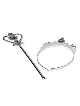 Inca Couronne + Baguette Magique Argentée