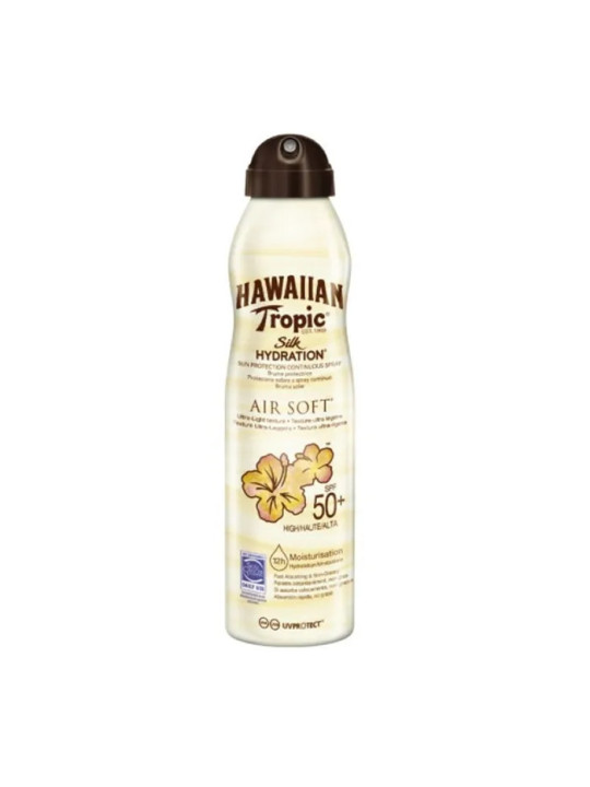 Hawaiian Tropic Silk Hydration Air Soft Brume de Protection Solaire SPF50+ 220ml