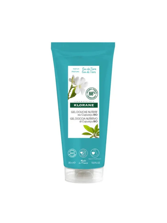 Klorane Gel Douche à l'Eau de Tiaré 200ml
