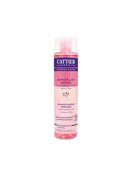 Cattier Paris Démaquillant Biphase Yeux Sensibles 150ml