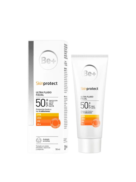 Be+ Skin Protect Crème Solaire Visage SPF50+ 50ml
