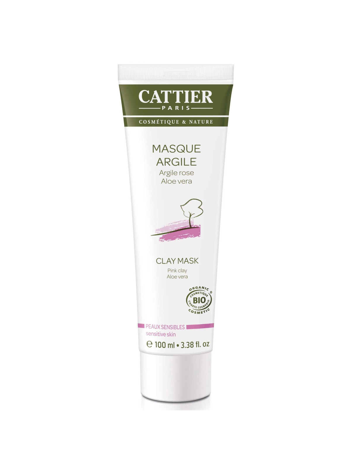 Cattier Masque Argile Pourpre 100ml